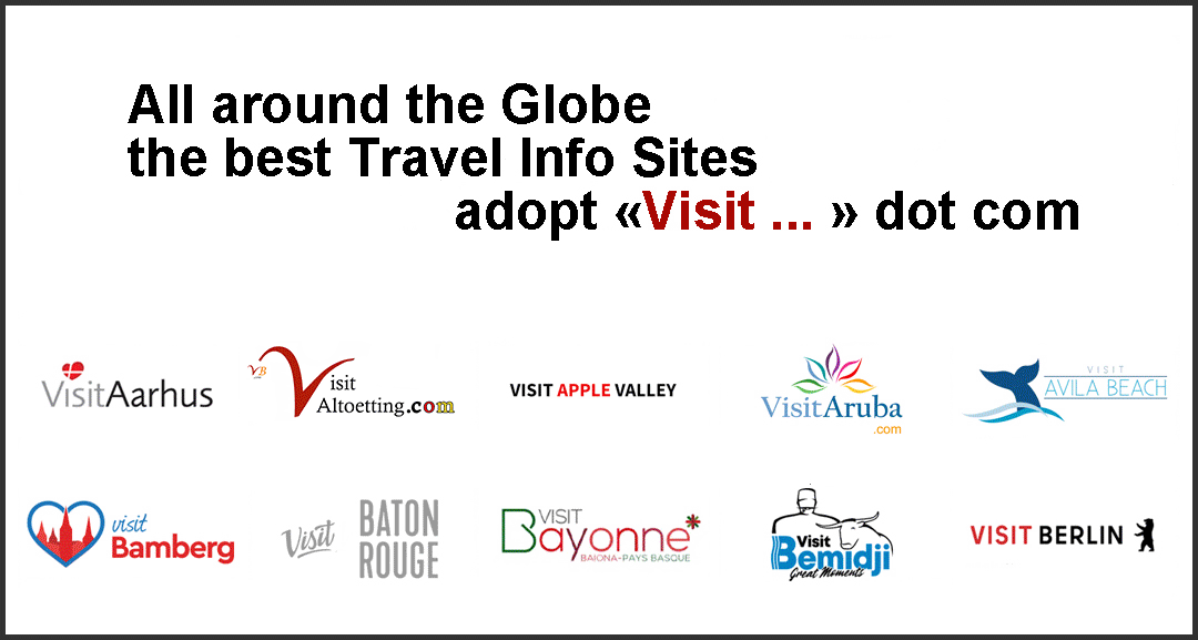 Visit geo domains around the globe